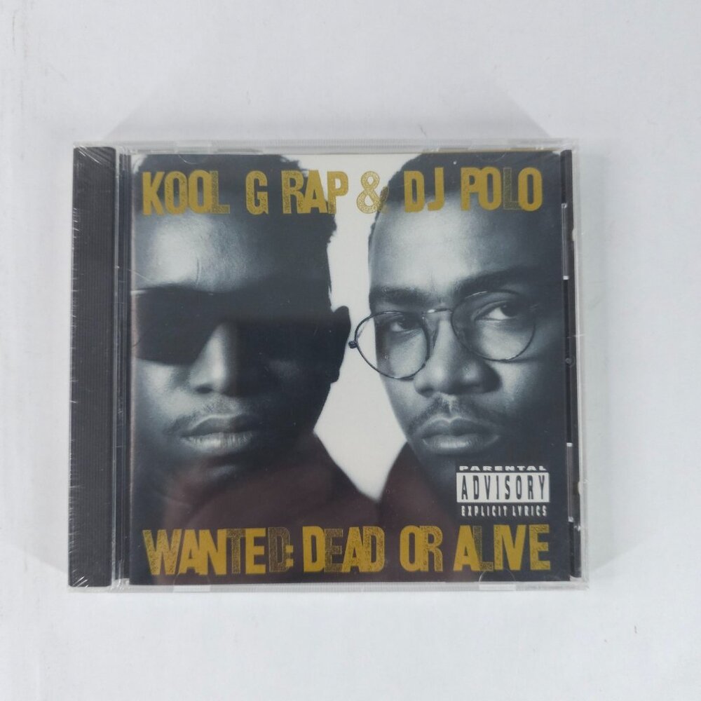 Kool G Rap & DJ Polo Wanted Dead or Alive CD New Sealed 1990 Club Edition